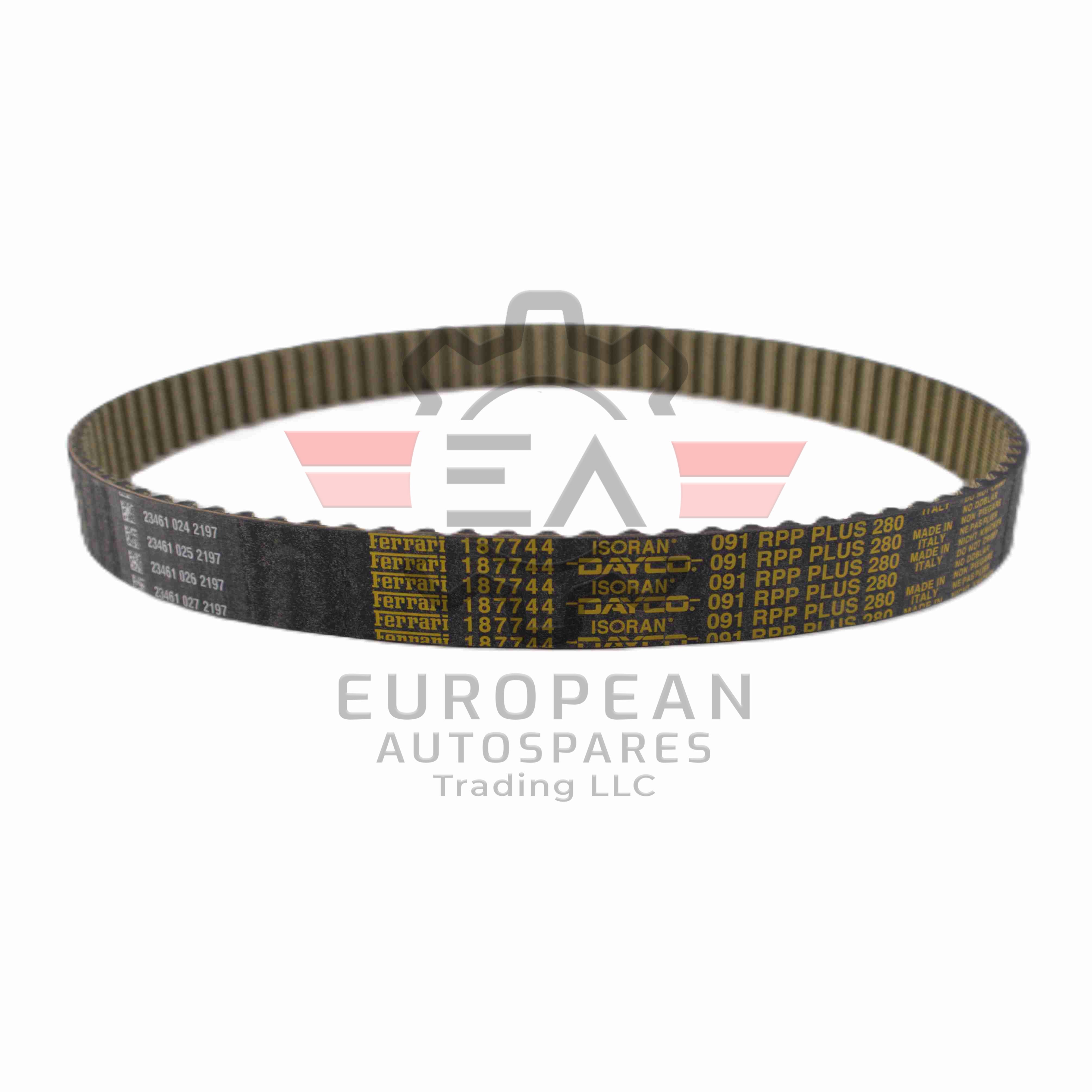 Genuine Ferrari Timing Belt 187744 European Autospares Trading LLC