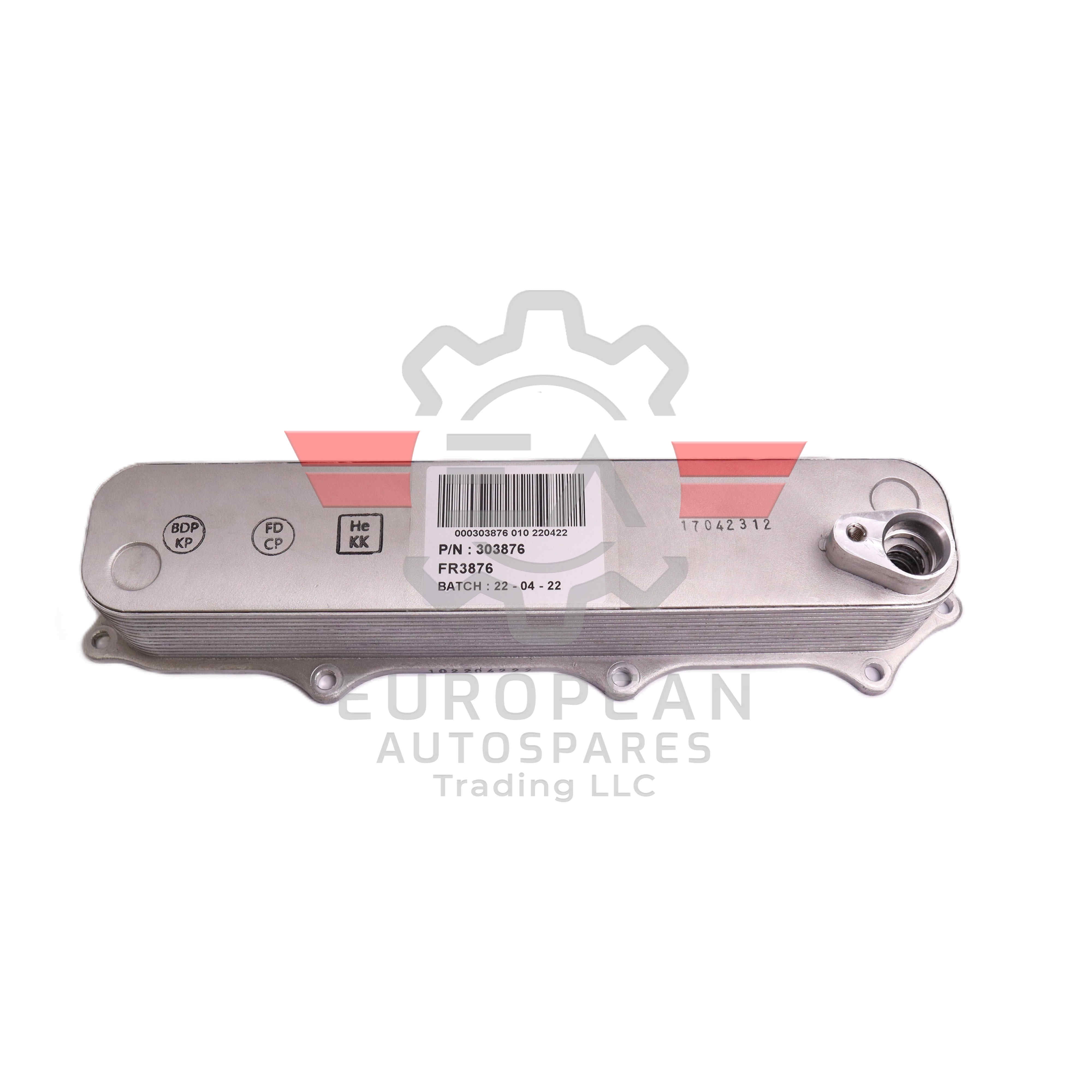 Genuine Maserati Engine Oil Cooler 303876 European Autospares Trading LLC