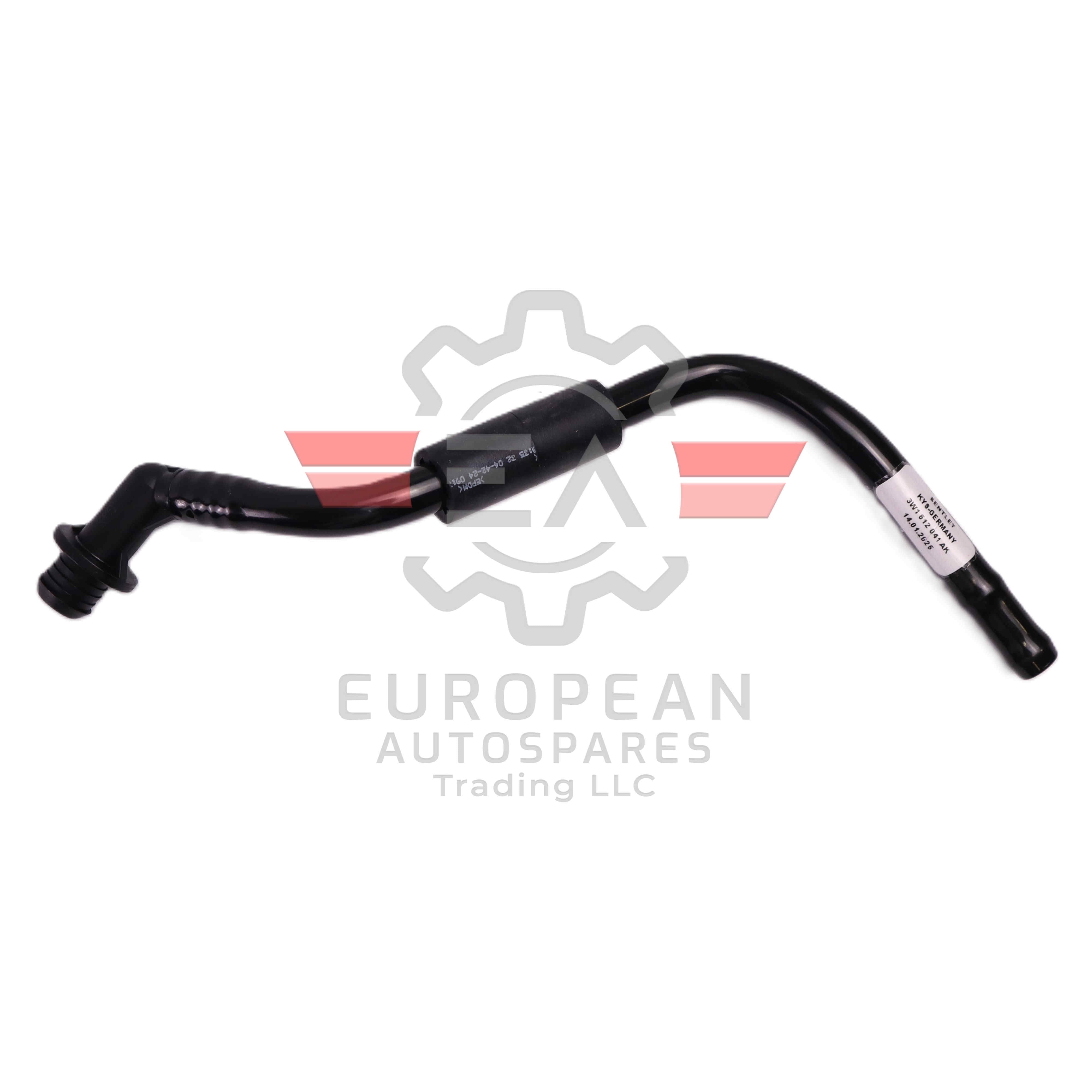 Genuine Bentley Engine Vacuum Pipe 3W1612041AK European Autospares Trading LLC