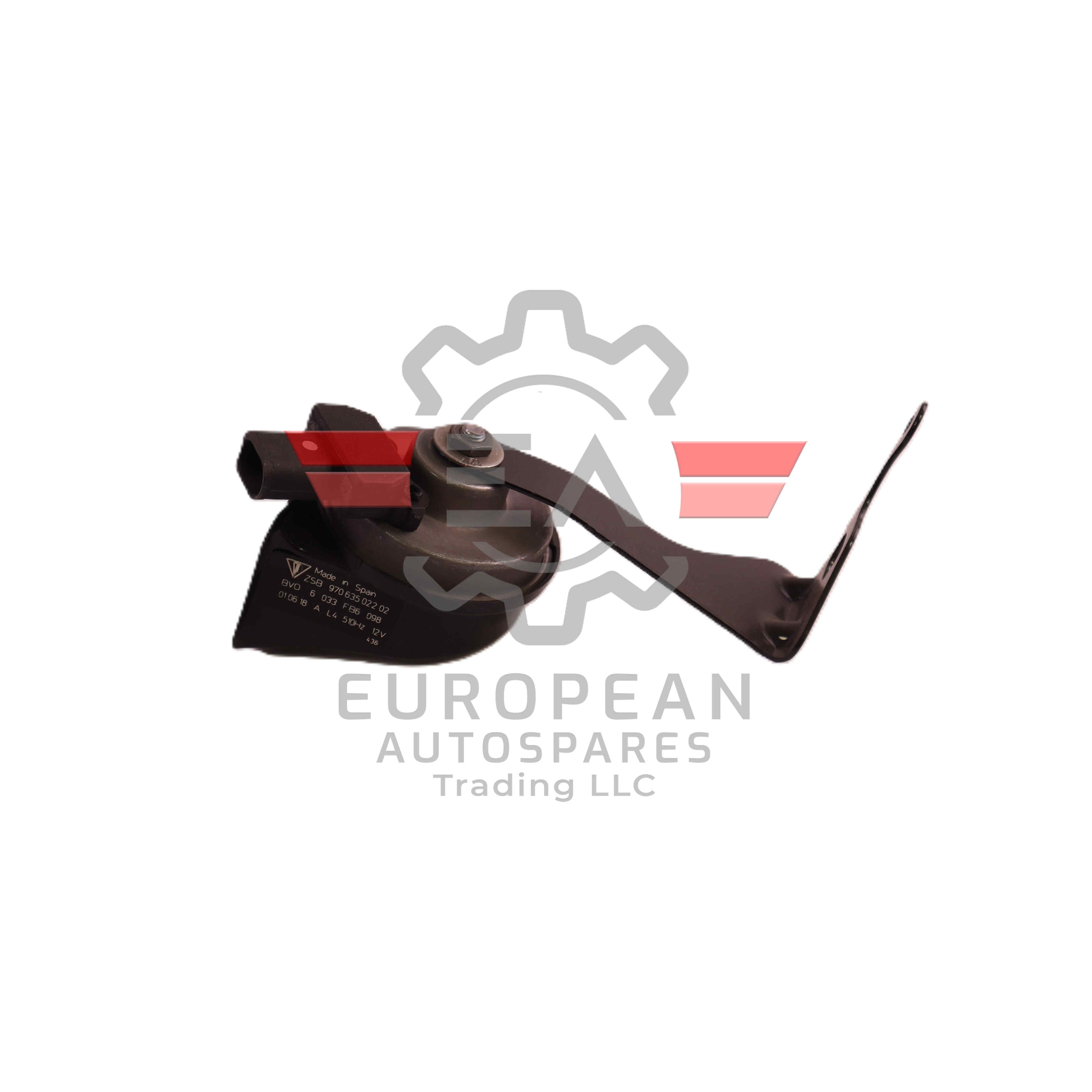 Porsche Electrical Horn Fanfare Unit 97063502202 | Genuine OEM European Autospares Trading LLC