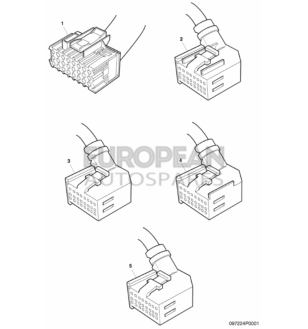 1J0962624-Bentley FLAT CONTACT HOUSING WITH