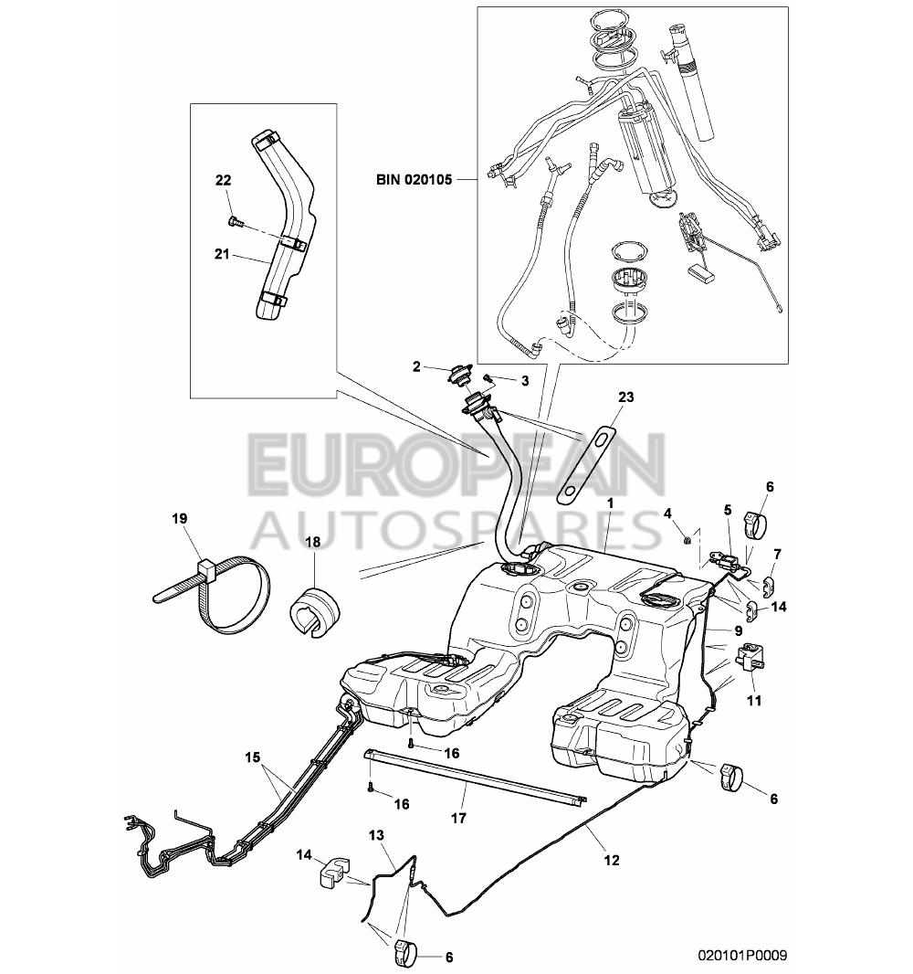 3W5201021BJ-Bentley FUEL TANK                