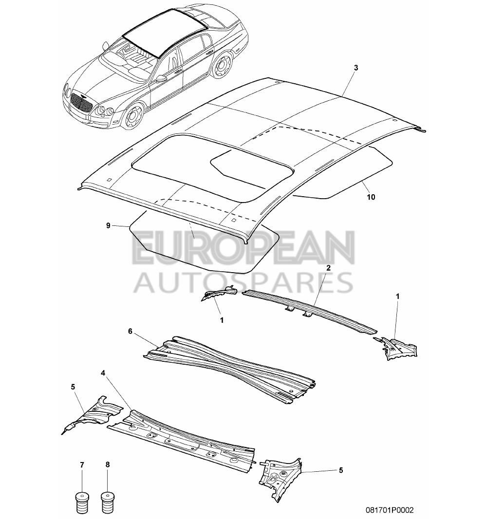 3D5867807C-Bentley SOUND INSULATION FOR ROOF