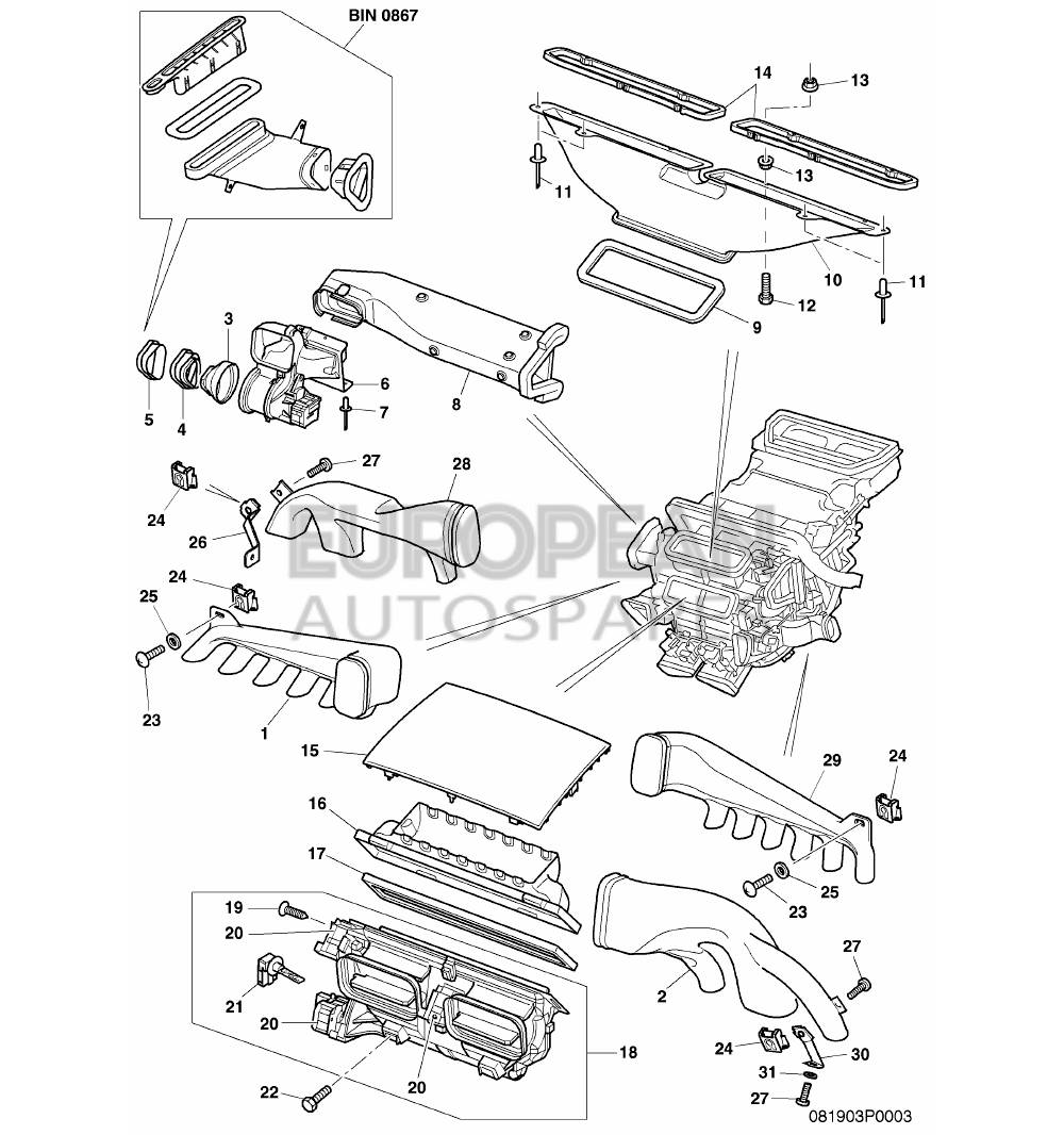 4B0820539-Bentley TEMPERATURE SENSOR       