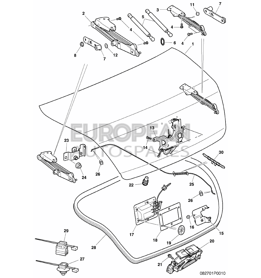 3D5813413A-Bentley THREADED PLATE           