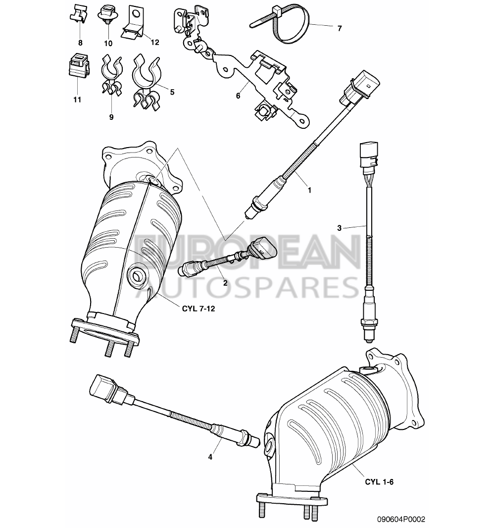 3W0971731-Bentley CABLE HOLDER             