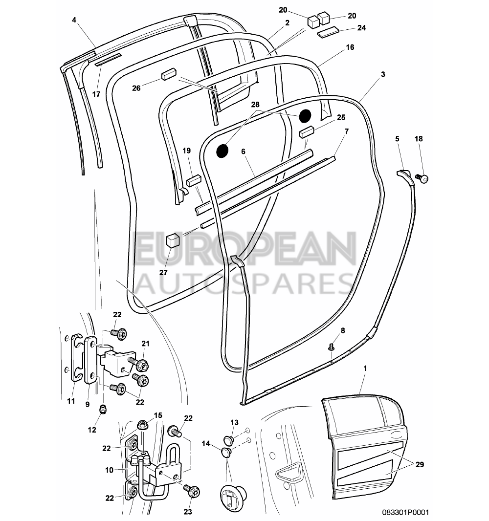 3D0831370-Bentley 1 SET: SPACER PLATES     