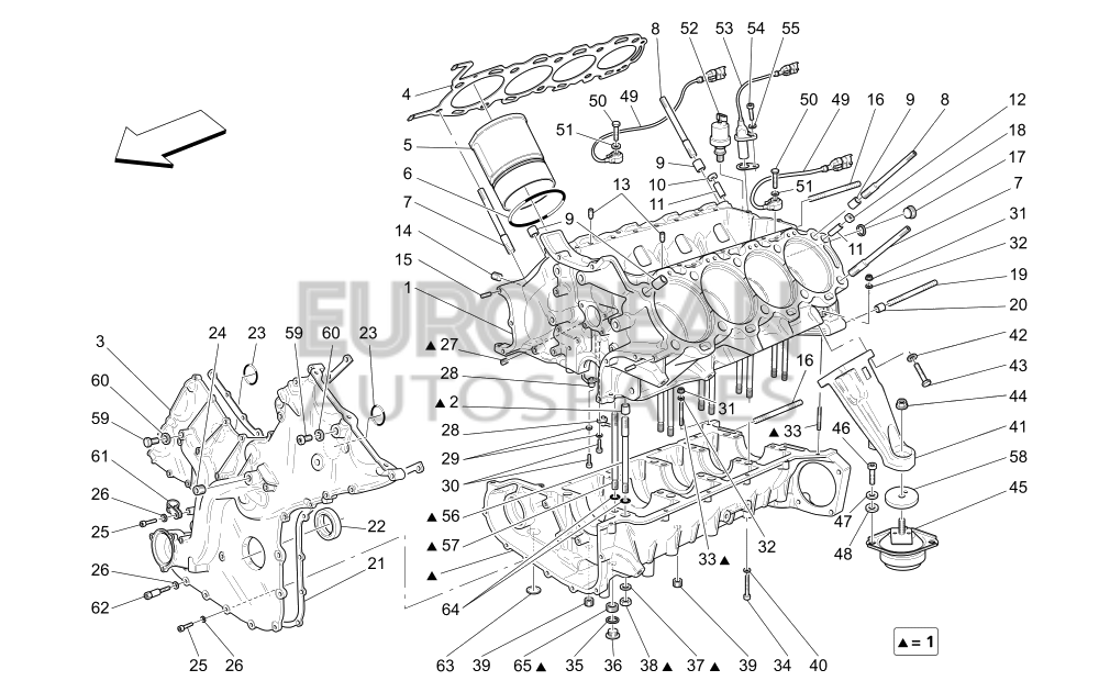 223354-Maserati ENGINE BLOCK