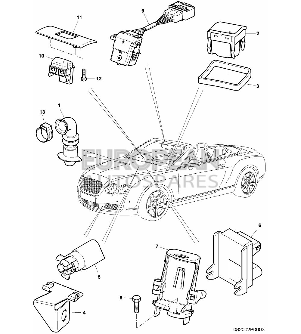 3W0907527-Bentley TEMPERATURE/AIR HUMIDITY 