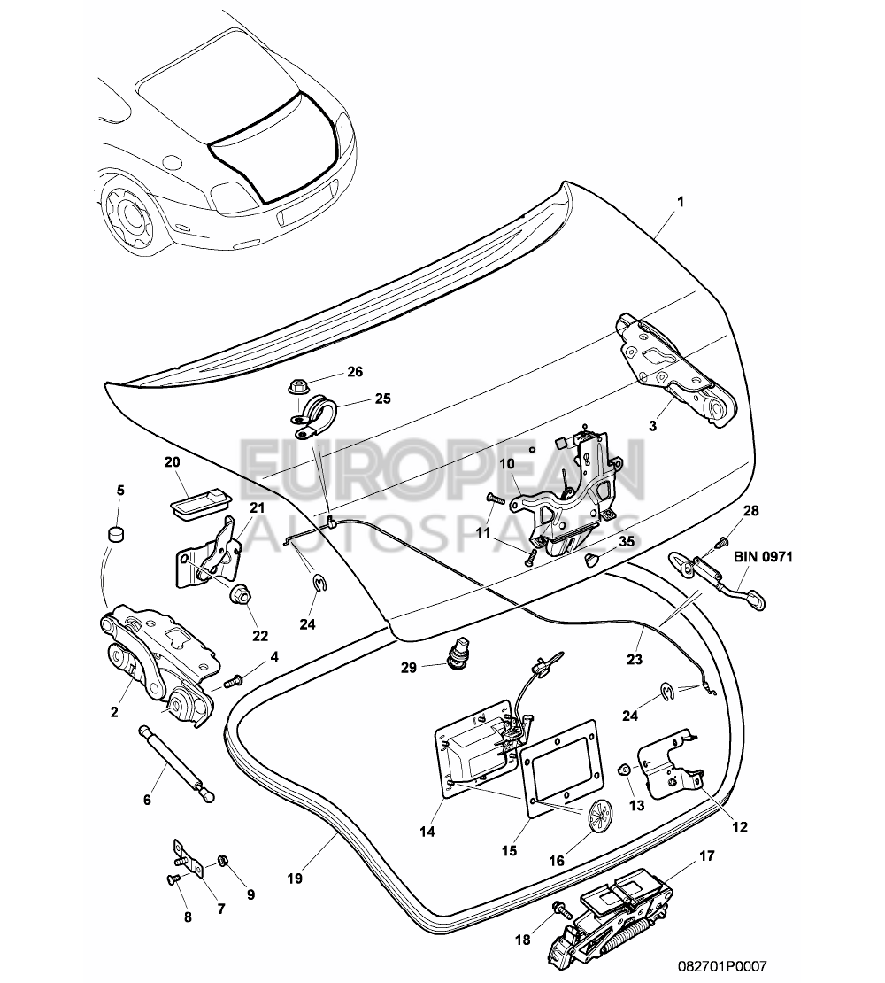 3W8827705A-Bentley SEAL                     