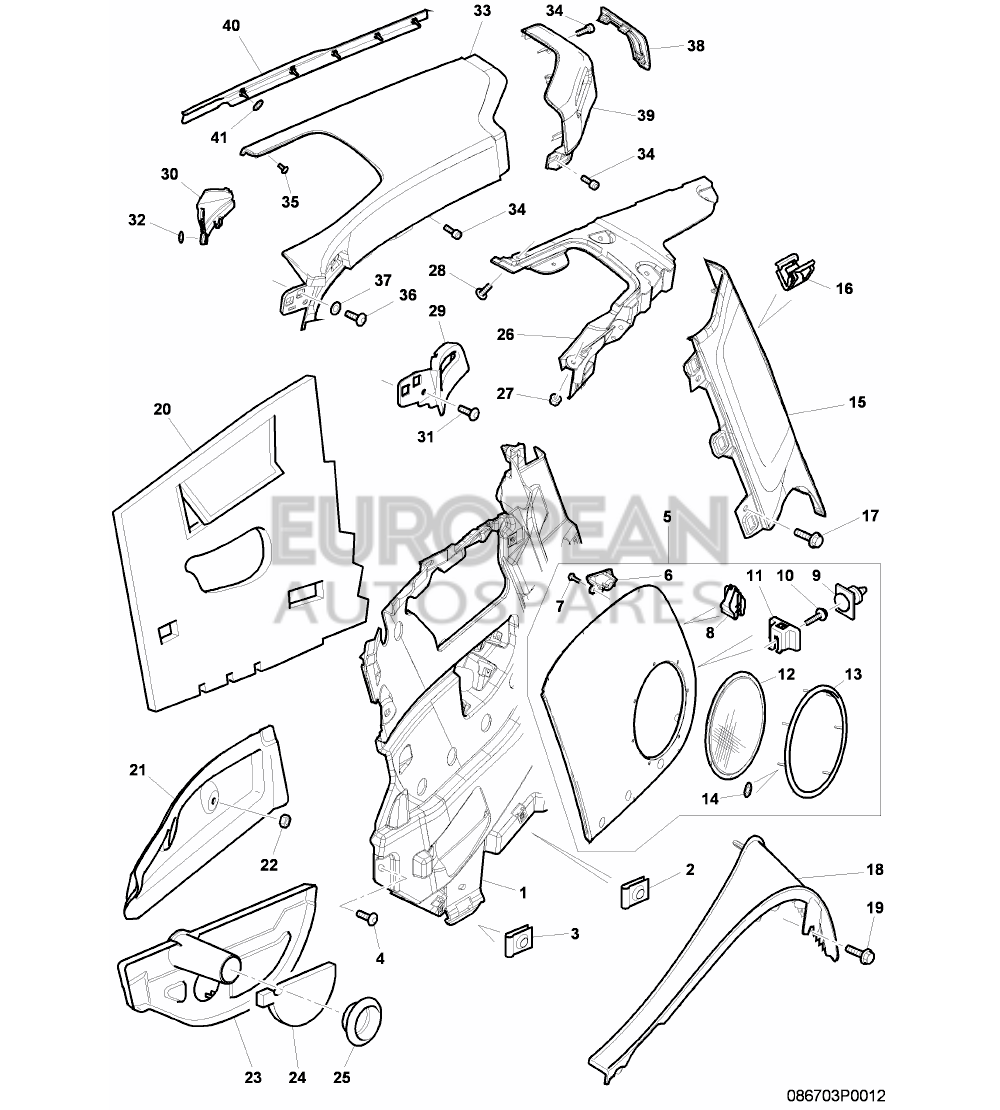 3W7845523-Bentley WATER DEFLECTOR          