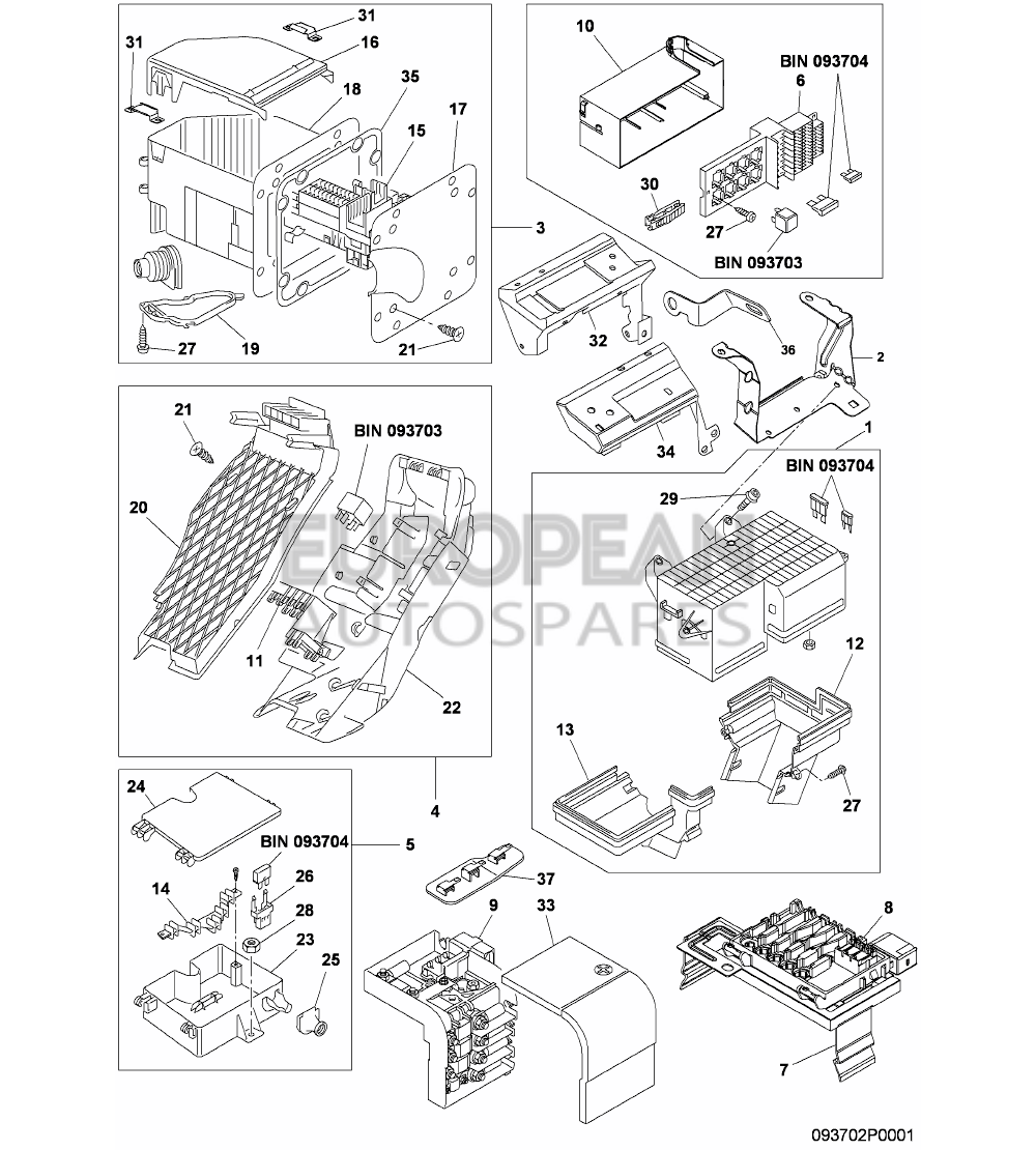 3D0937401A-Bentley FLAT CONTACT HOUSING MOUN