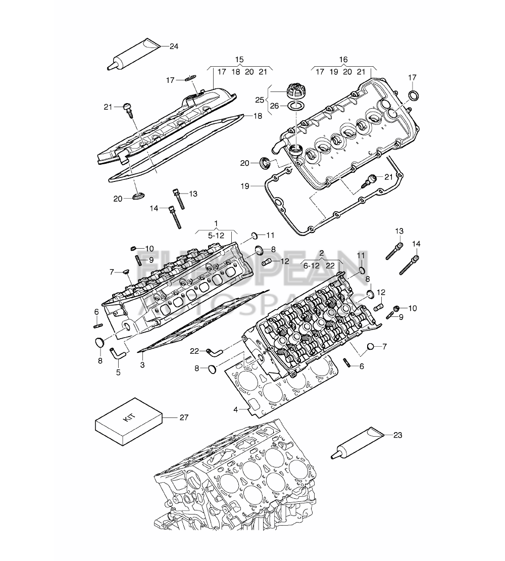 07C103149Q-Bentley CYLINDER HEAD GASKET     