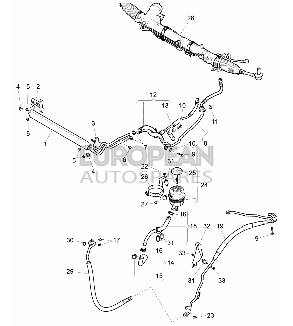 3W0422885E-Bentley OIL COOLER               