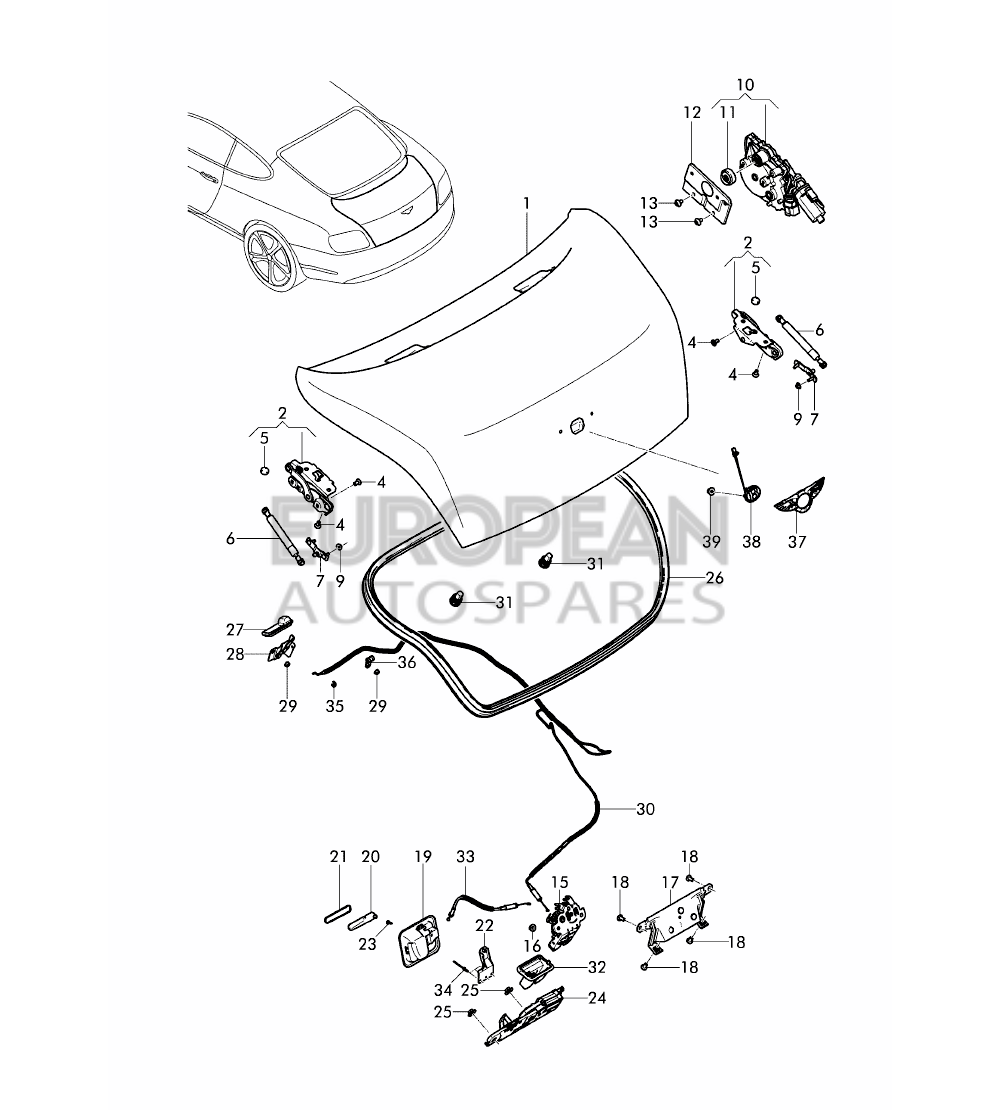 3W8827705C-Bentley SEAL                     