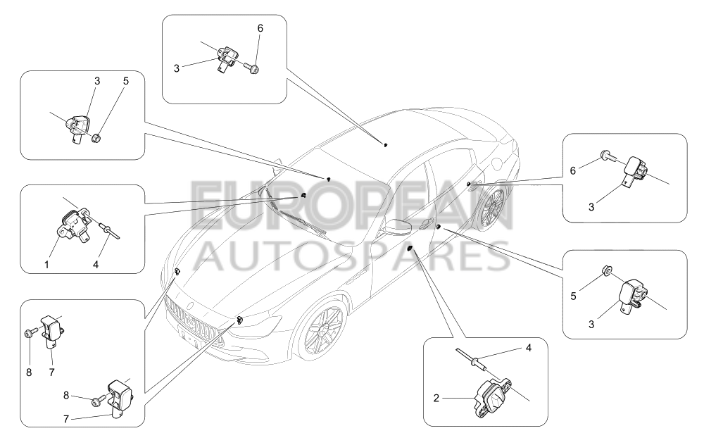 675000040-Maserati Crash Sensor 