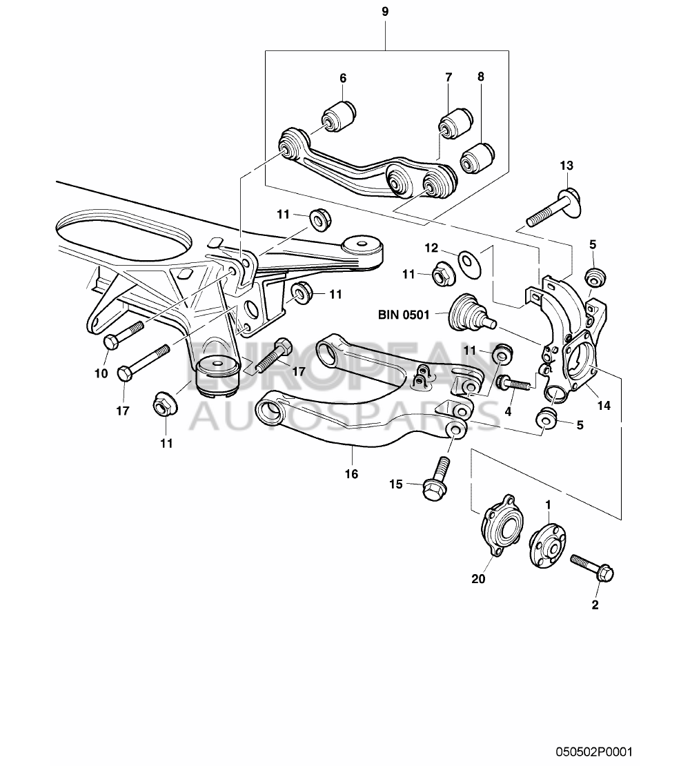 N10514901-Bentley HEXAGON HEAD BOLT (COMBI)