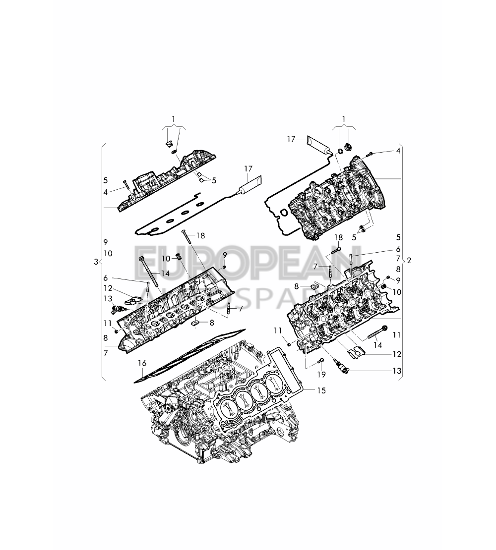 079103063DF-Bentley COMPLETE CYLINDER HEAD   