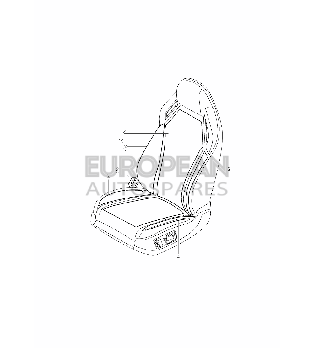 3W8963555F-Bentley HEATER ELEMENT-SEAT      