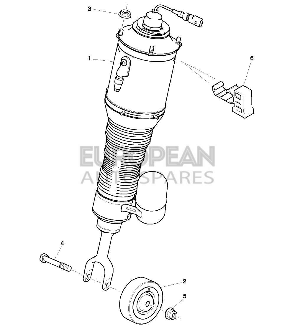 3W7616040J-Bentley AIR SPRING               