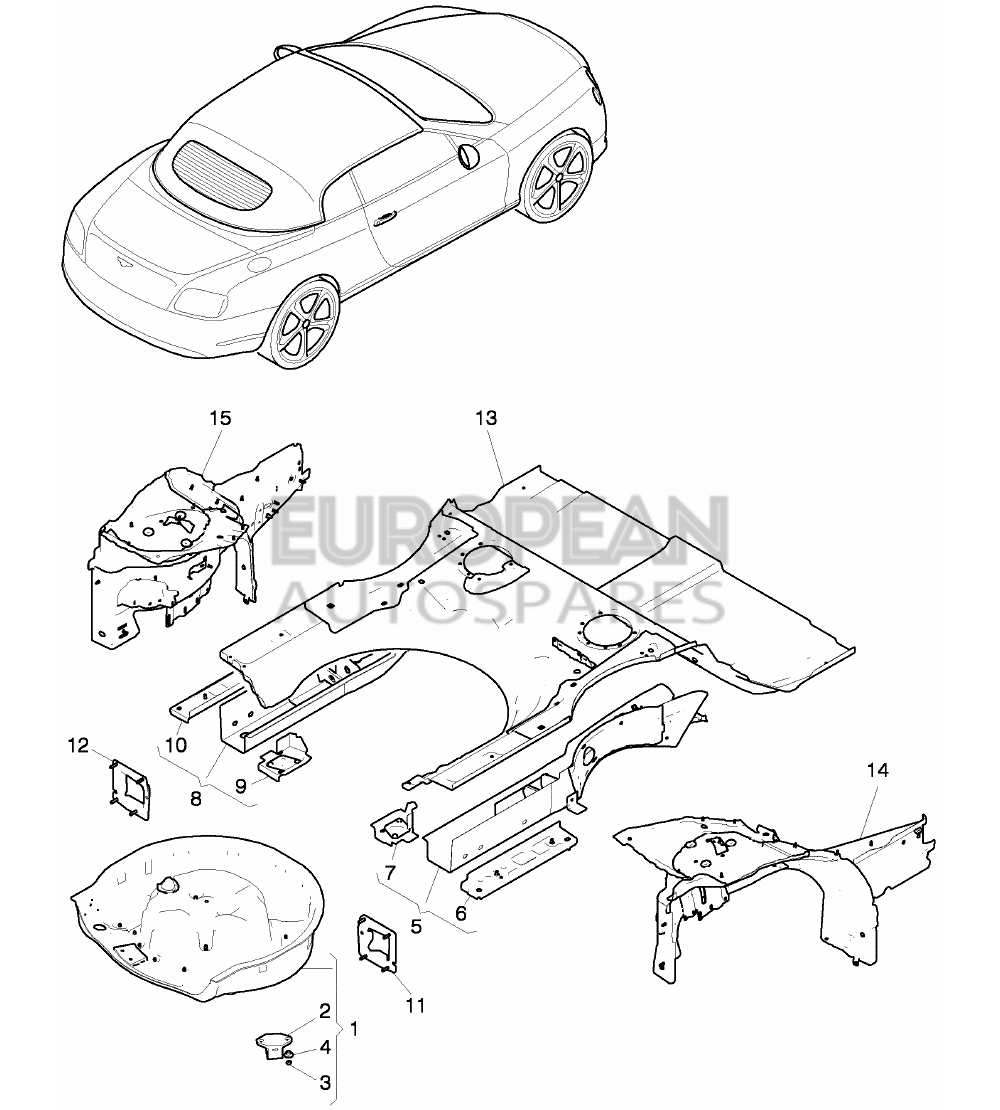 3W7810364AD-Bentley WHEEL HOUSING            