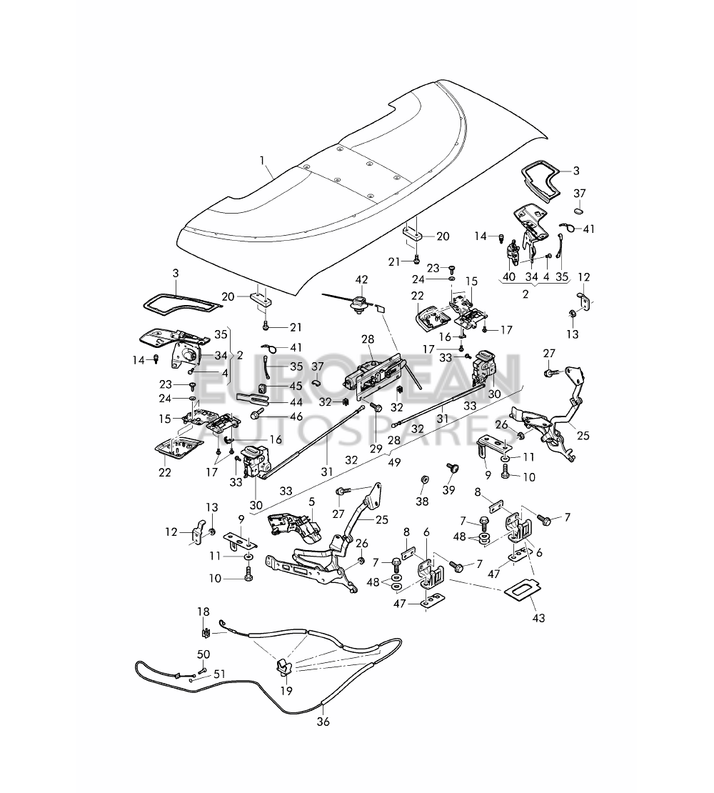 3W7825395E-Bentley LATCH                    