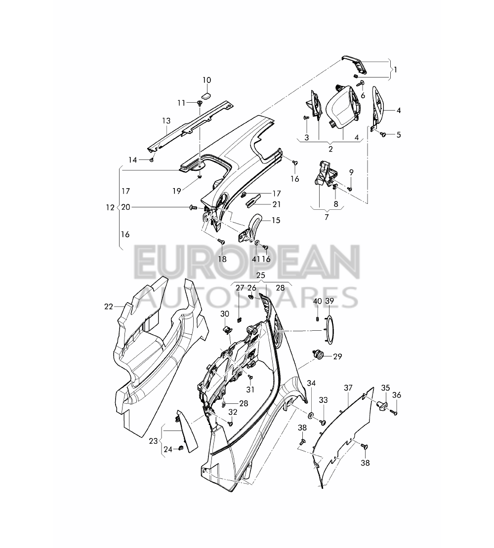 3W7871159A-Bentley STOP BUFFER              