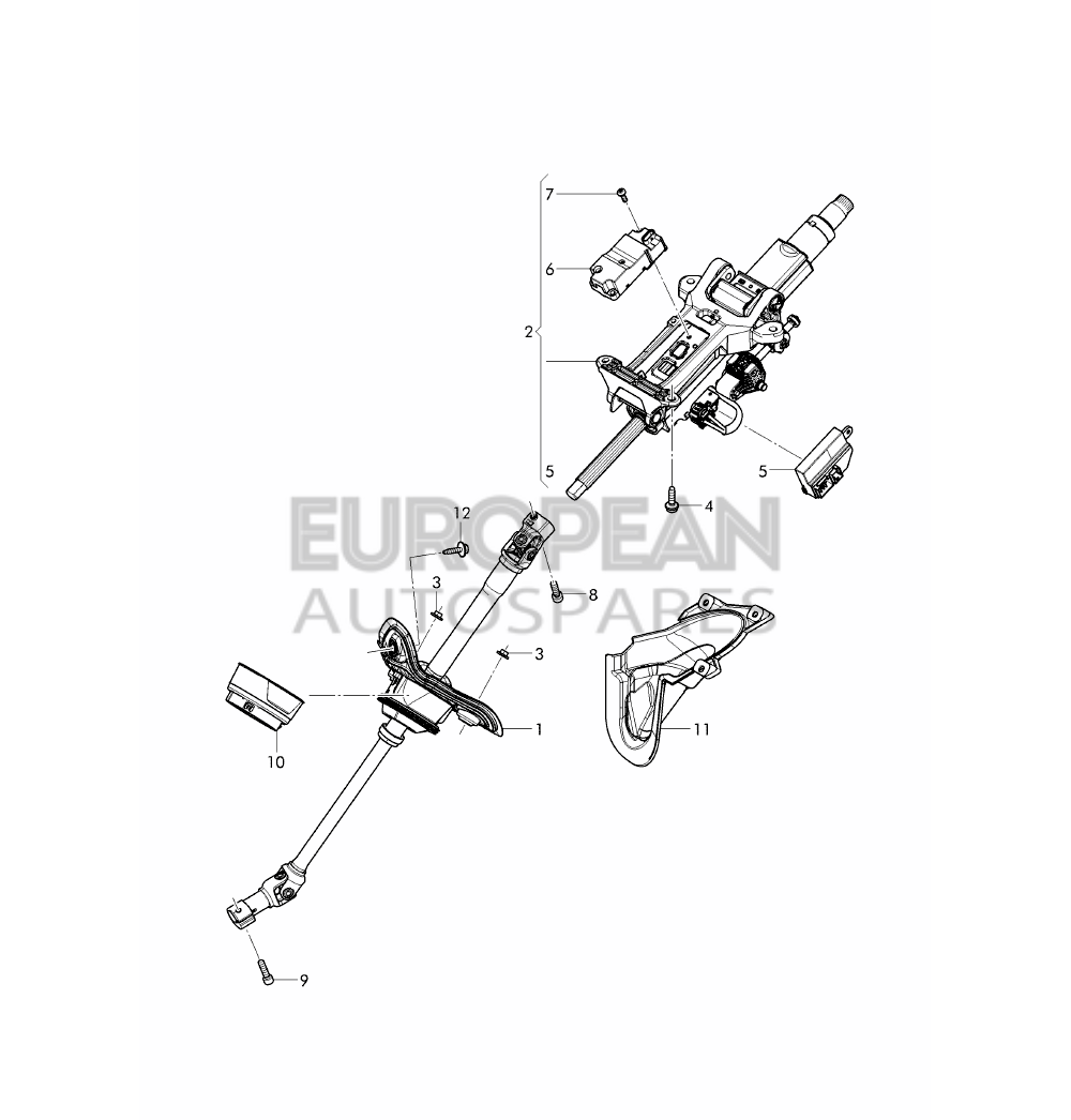 4M1419506AC-Bentley STEERING COLUMN          