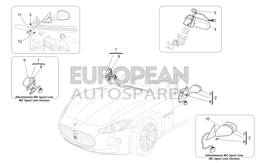 980145156-Maserati R.H. LOWER PLUG