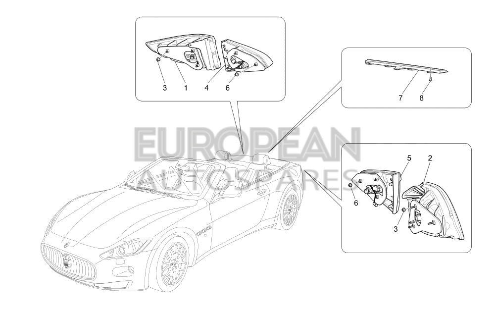 248563-Maserati SUPPLEMENTARY STOP LIGHT