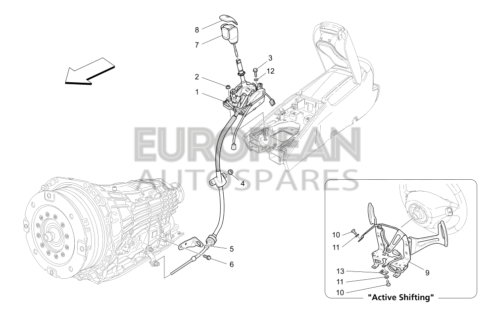 80050278-Maserati INSERT FOR KNOB - MOONWOOD (MOONWOOD) - 094083501