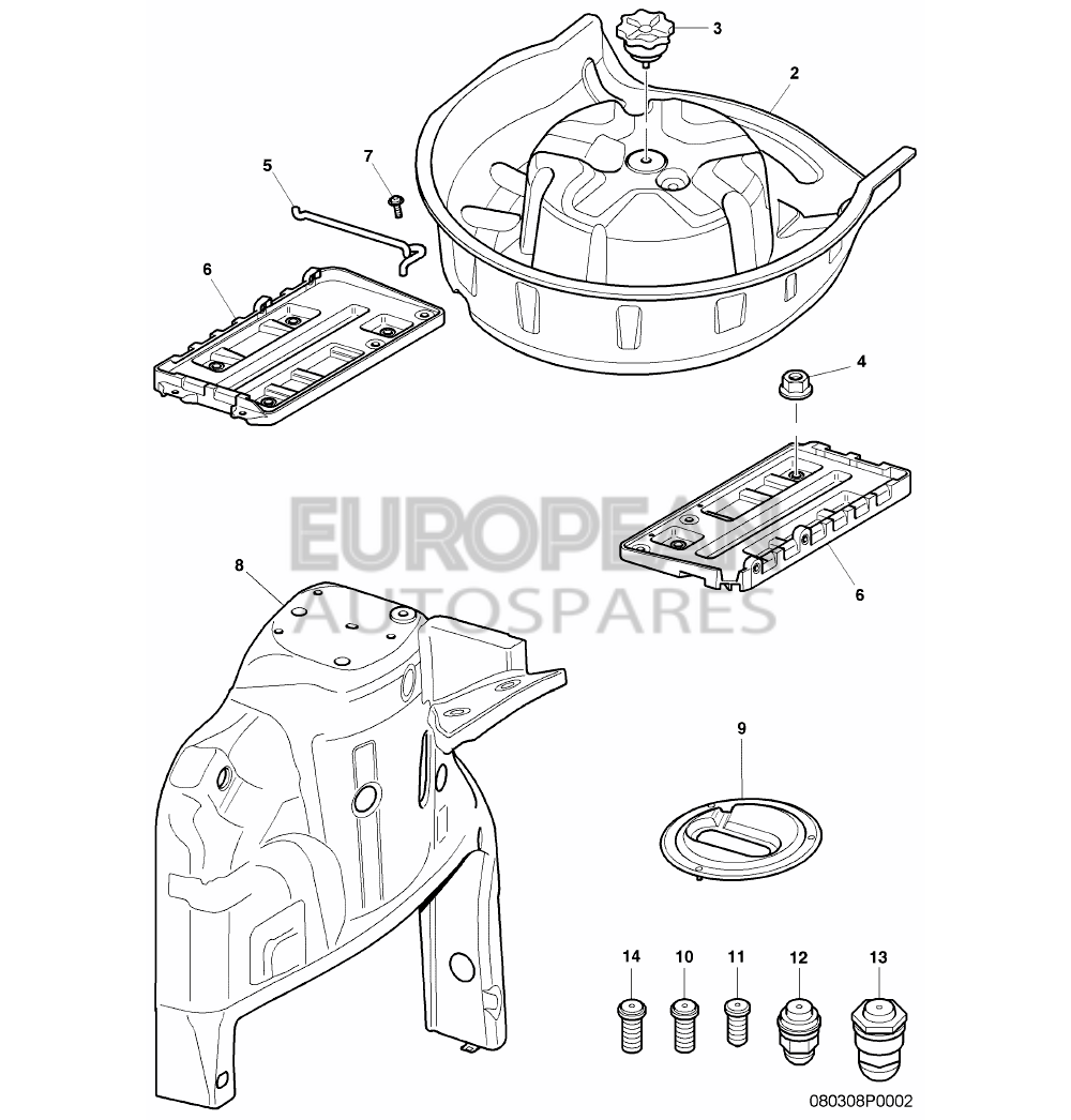 3W7810364F-Bentley WHEEL HOUSING            