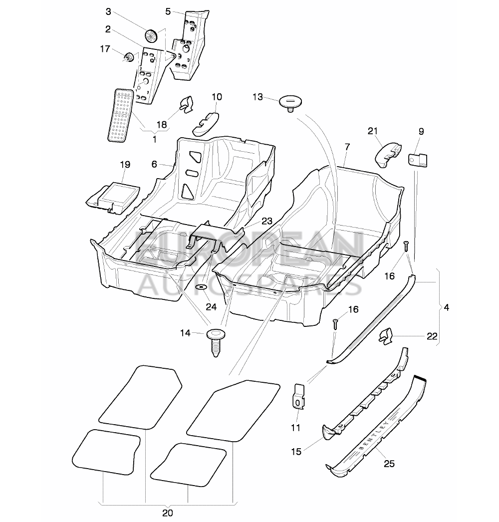 3W1863703L-Bentley FLOORING                 