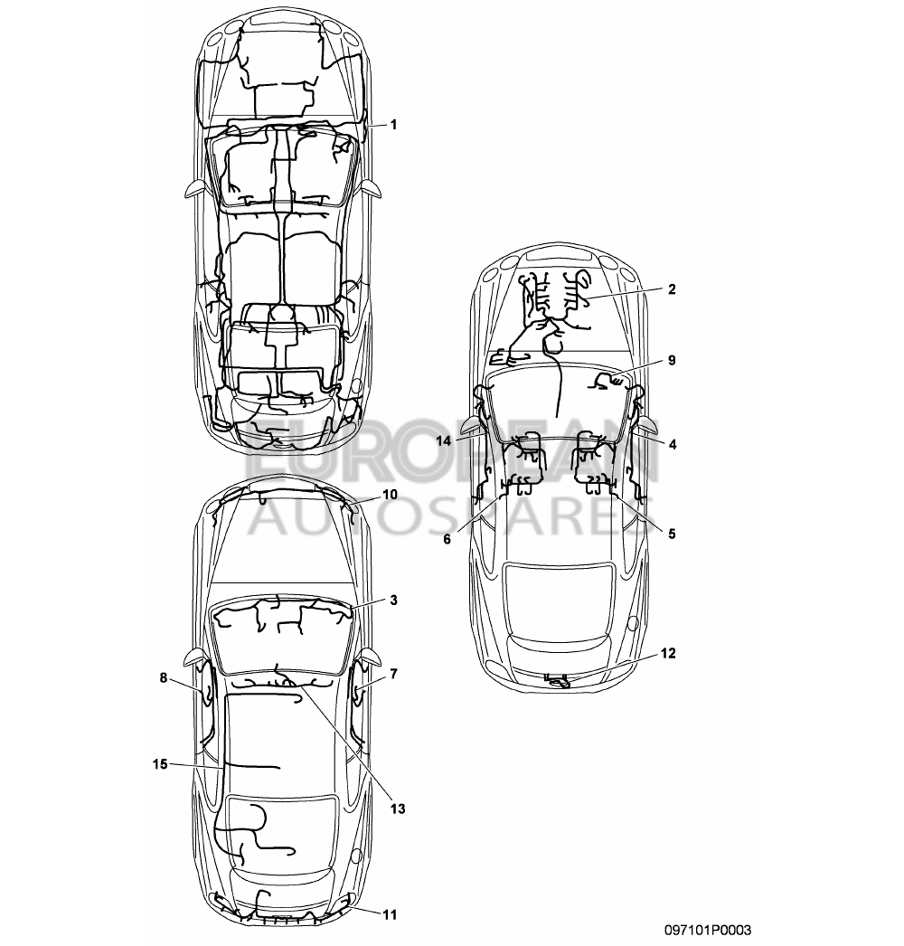 3W8971079H-Bentley WIRE SET                 