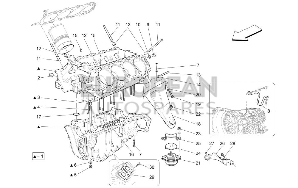 739023000-Maserati ENGINE ASSEMBLY