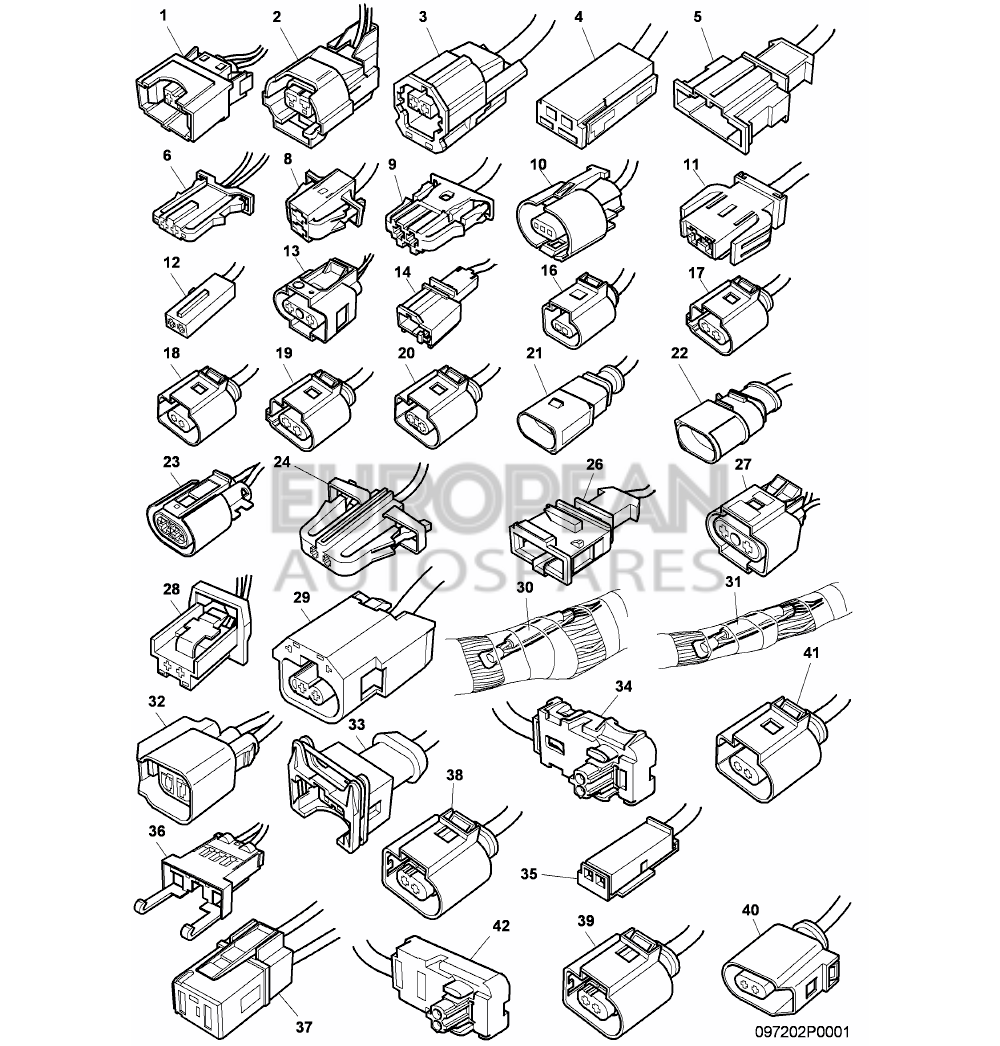 1H0972702A-Bentley FLAT CONTACT HOUSING     