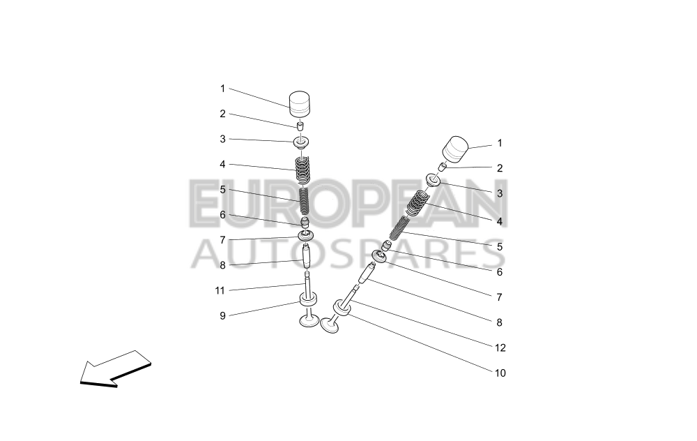 238485-Maserati EXHAUST VALVE