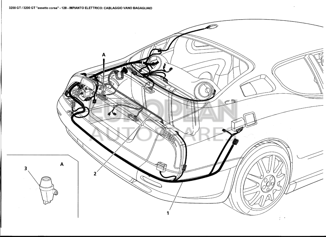 383000119-Maserati TAILGATE WIRING