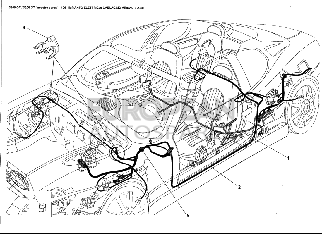 383010158-Maserati AIR BAG WIRING