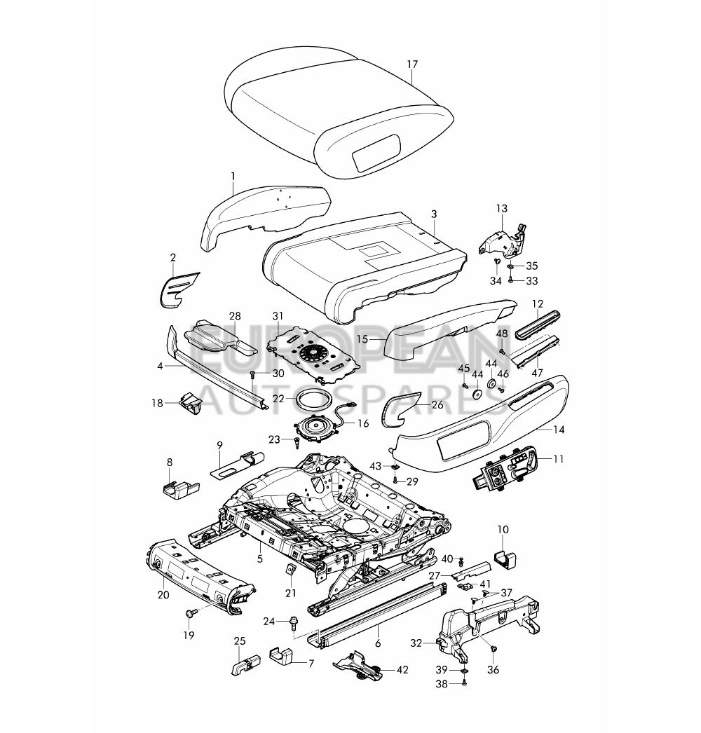 3W3881480C-Bentley END CAP                  