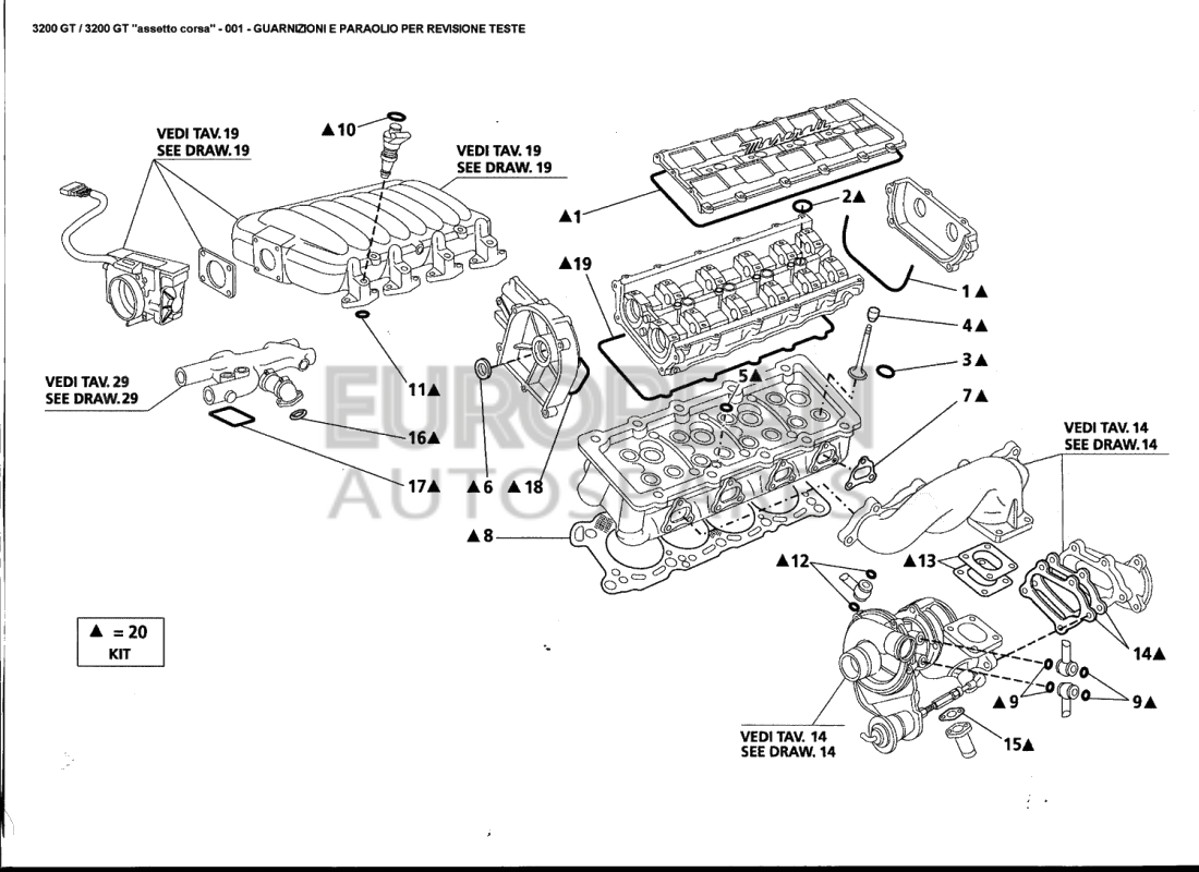 479362202-Maserati EXHAUST MANIFOLD GASKET
