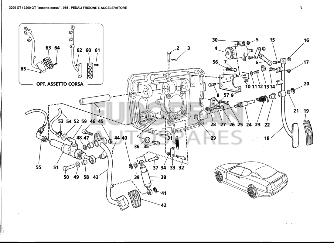 378490379-Maserati CLUTCH SERVO CYLINDER GASKET.