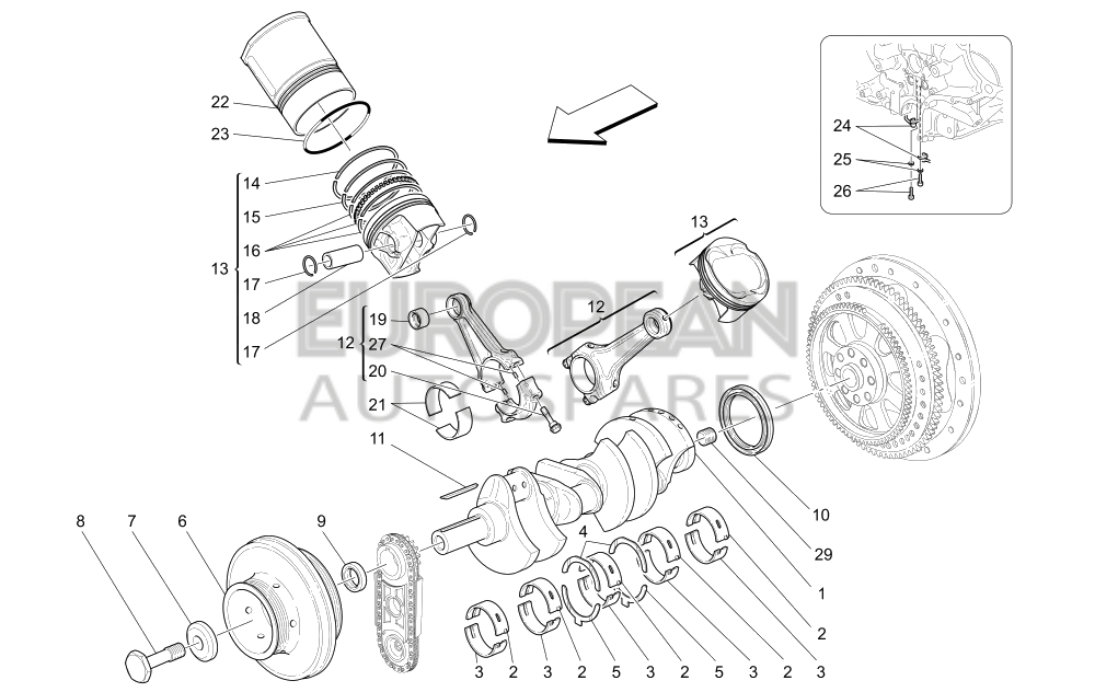 226261-Maserati OIL SCRAPER RING