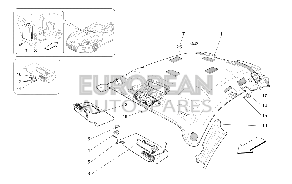 80051731-Maserati SUPPORT - GRIGIO (GREY) - N.P.