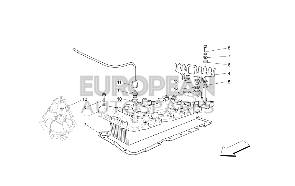 246242-Maserati WATER VENT PIPE