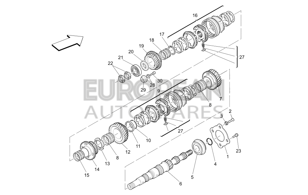 198618-Maserati BALL BEARING