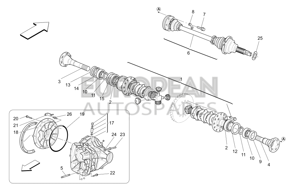 246275-Maserati DIFFERENTIAL COVER