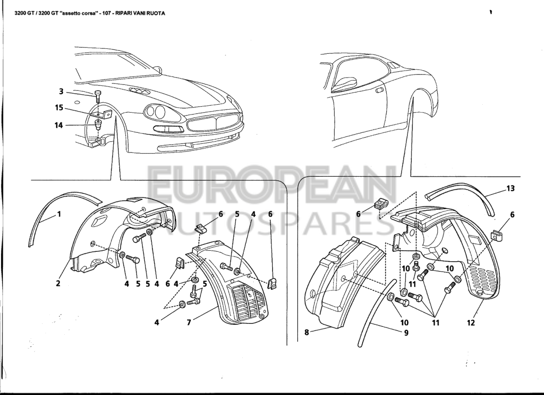 382500150-Maserati RH SECURING BRACKET