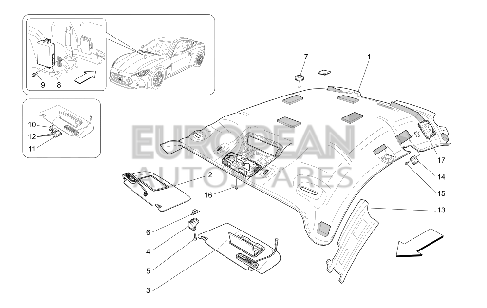 350593-Maserati ROOF ECU