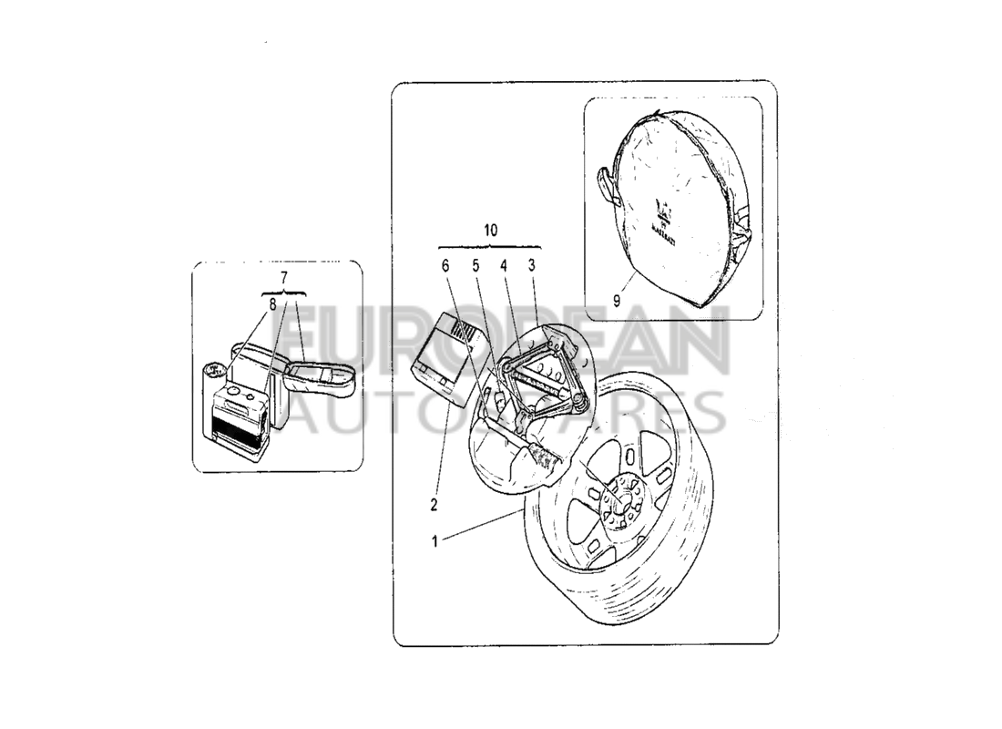 244704-Maserati RECHARGE BOTTLE Valid for tyre repair kit cod. 215299